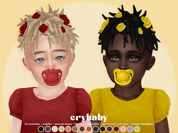 crybaby - adonis hair+ rose acc (okrue) - toddler f