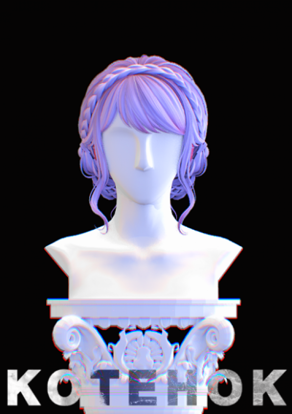 Alpha Nikki Hair 25 by simsfinds - The Sims 4 Custom Content