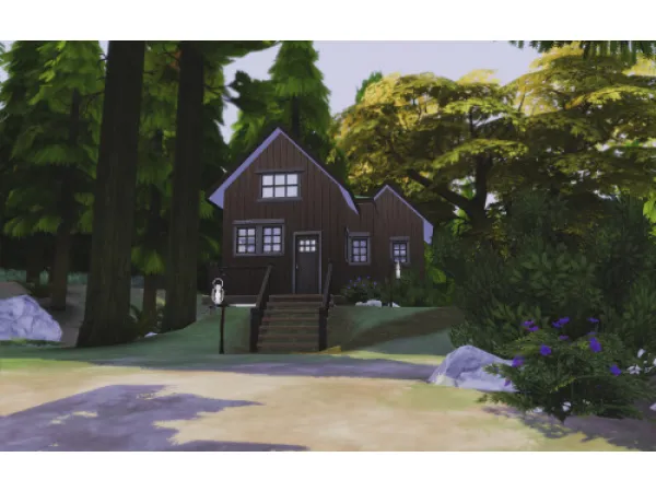 Maxis Match TINY CABIN - The Sims 4 Custom Content