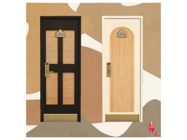 HotelDoor by Lolita - The Sims 2 Custom Content