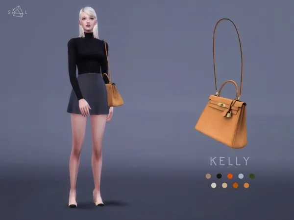 Alpha Hermès Kelly Bag - The Sims 4 Custom Content