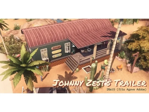 Maxis Match Johnny Zests Trailer - The Sims 4 Custom Content