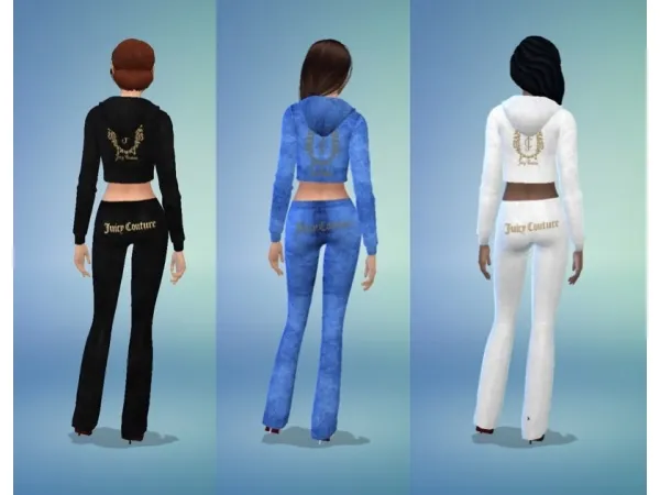 Maxis Match JuicyCouture Sweater and Pants by cantransimmer - The Sims 4 Custom Content