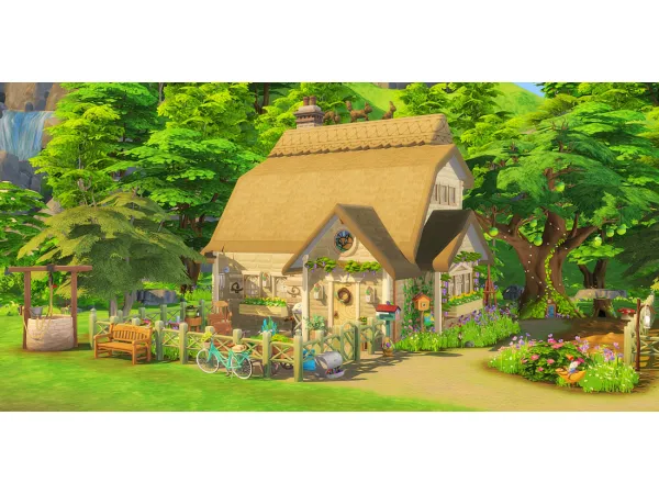 Maxis Match FREE Cordelias Secret Cottage - The Sims 4 Custom Content