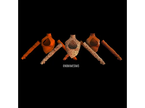 Alpha New Form Top by simsfinds - The Sims 4 Custom Content