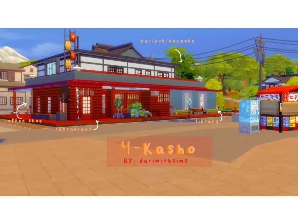 Maxis Match Multilot 4 KASHO - The Sims 4 Custom Content
