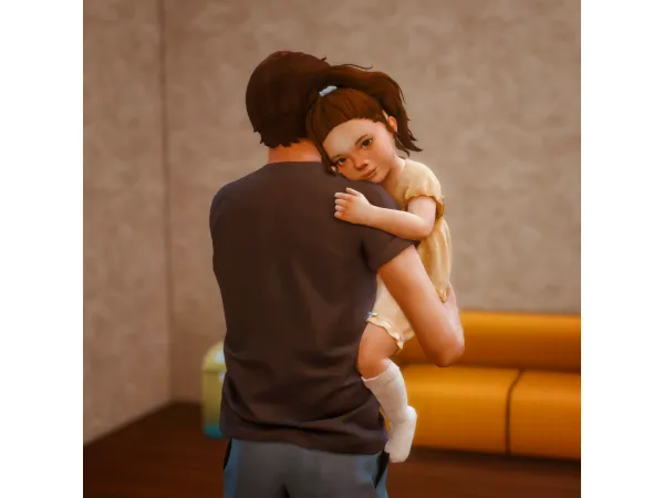 Mix Father Daughter Day Pose Pack - The Sims 4 Custom Content