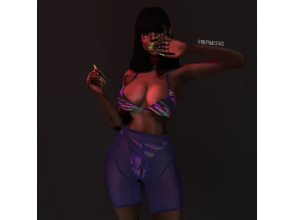 Alpha Banging Bikini and Bottoms by simsfinds - The Sims 4 Custom Content