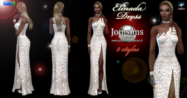 Alpha Elinada Robe by jomsims - The Sims 4 Custom Content