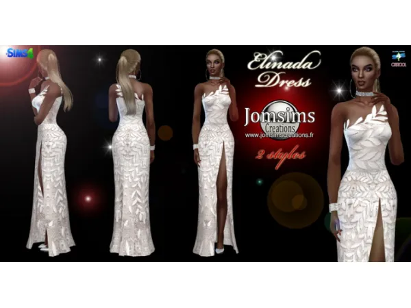 Alpha Elinada Robe - The Sims 4 Custom Content