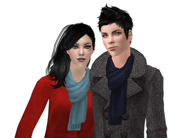 EP05 Scarf - The Sims 2 Custom Content