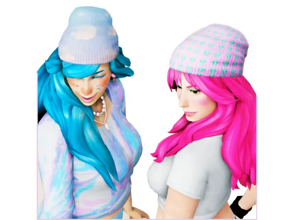 Maxis Match ColorfulCuteBeanies [RaD] by RealizeaDream - The Sims 4 Custom Content