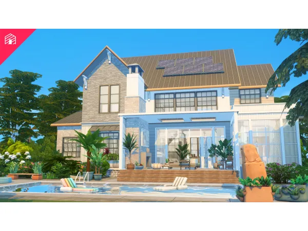 Maxis Match Family Farmhouse by Harrie - The Sims 4 Custom Content
