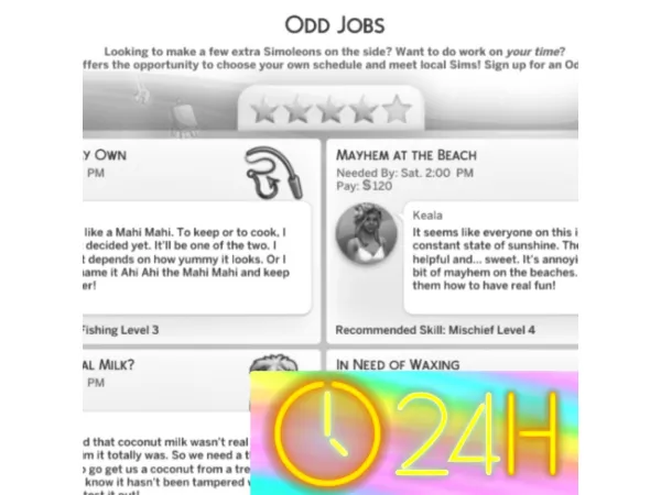 Maxis Match Odd Jobs 247 by DuniaDunia - The Sims 4 Custom Content