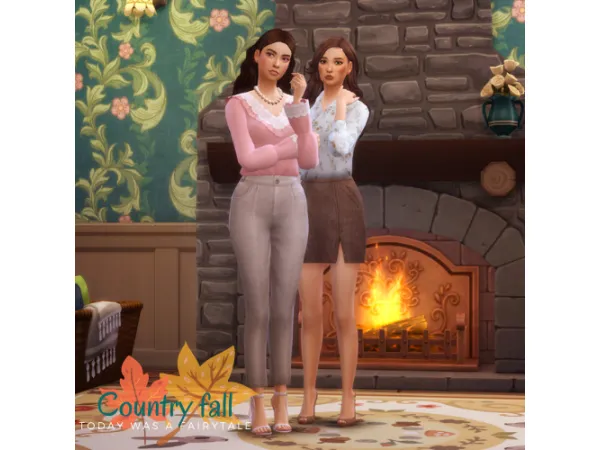 Maxis Match Country fall by Today was a Fairytale - The Sims 4 Custom Content