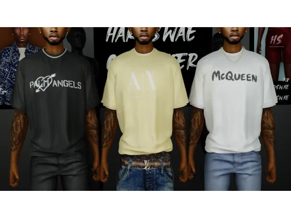Alpha HARDSWAE Devin Shirt(s) by Hardswae - The Sims 4 Custom Content