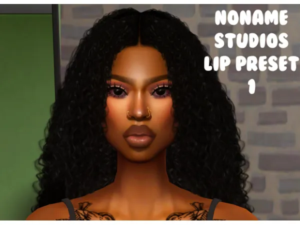Mix Lip Preset 1 by simsfinds - The Sims 4 Custom Content