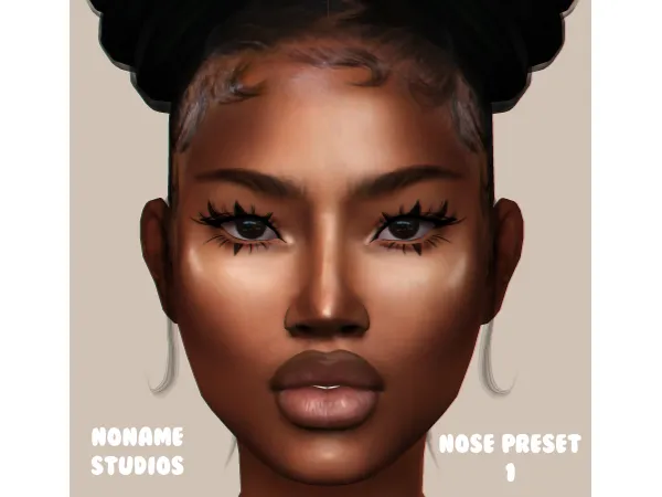 Mix Nose Preset 1 by simsfinds - The Sims 4 Custom Content