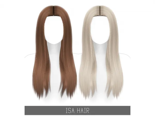Alpha ISA HAIR - The Sims 4 Custom Content