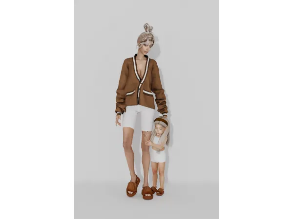 Alpha Helen Max Teddy Bear sneakers by simsfinds - The Sims 4 Custom Content