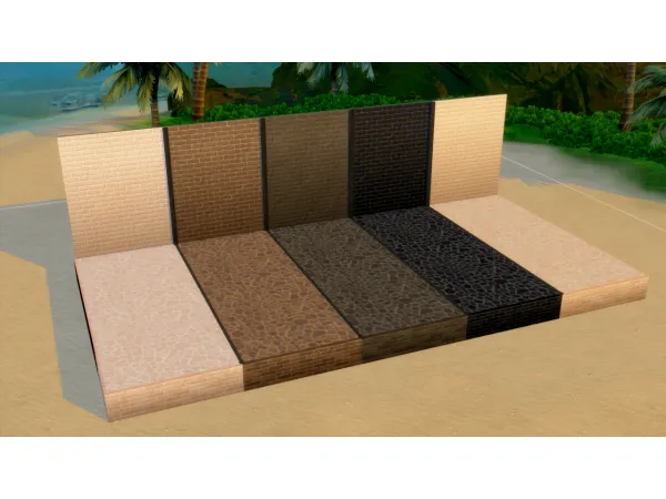 Maxis Match Simply Stone Collection - The Sims 4 Custom Content