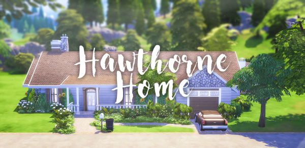 Maxis Match Oaksims Hawthorne Home by simsfinds - The Sims 4 Custom Content