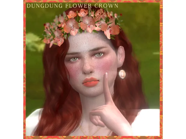 Alpha Dung Flower Crow - The Sims 4 Custom Content