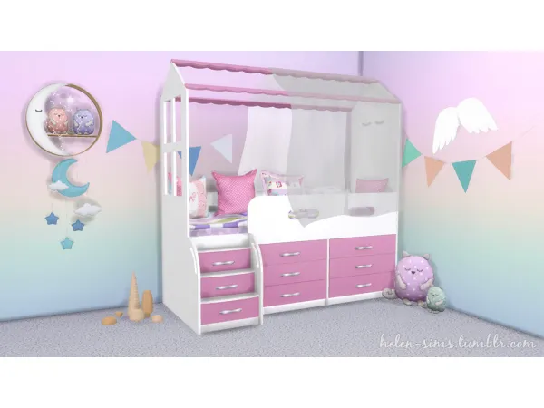 Maxis Match Dream Kids Room by simsfinds - The Sims 4 Custom Content