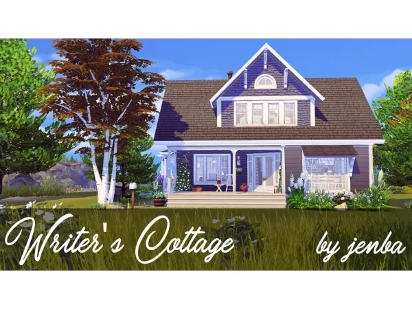 Maxis Match Writers Cottage - The Sims 4 Custom Content