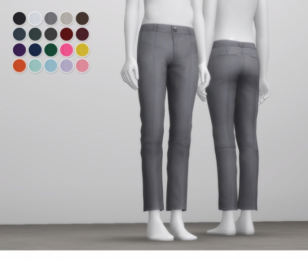 Maxis Match Formal Pants For M at Rusty Nail by simsfinds - The Sims 4 Custom Content