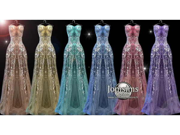 Alpha Jessina Robe - The Sims 4 Custom Content