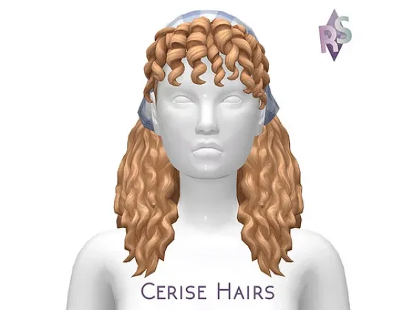 Maxis Match Cerise Hairs - The Sims 4 Custom Content