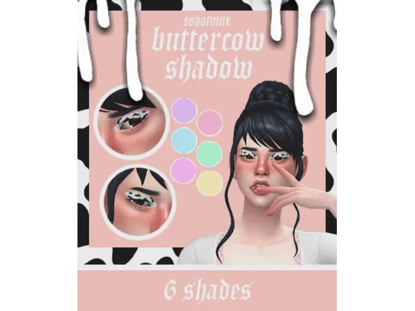 Maxis Match buttercow eyeshadow by [seaofmilk] - The Sims 4 Custom Content