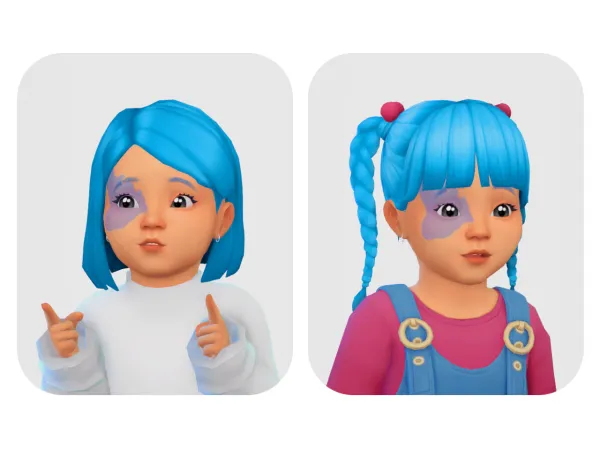 Maxis Match casteru viviyerim hair recolor by celeschul - The Sims 4 Custom Content