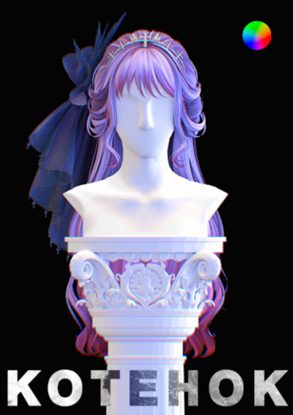 Alpha Nikki Hair 28 by simsfinds - The Sims 4 Custom Content