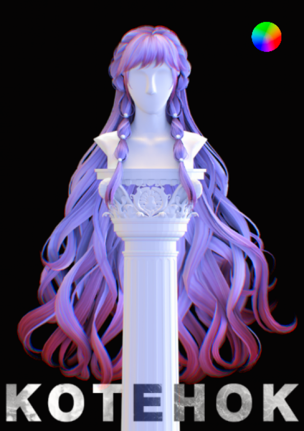 Alpha Nikki Hair 09 by simsfinds - The Sims 4 Custom Content