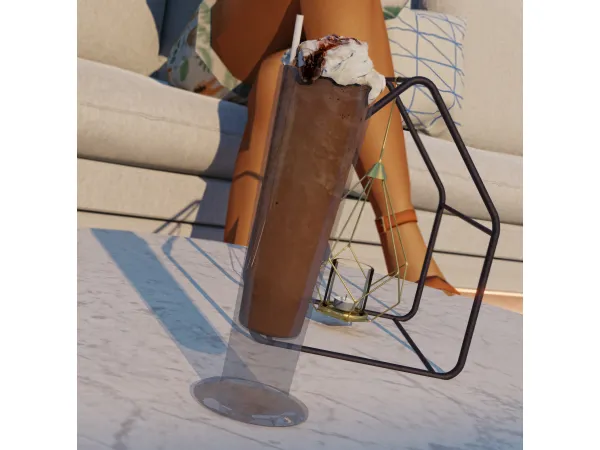 Alpha Nutella Milkshake by simsfinds - The Sims 4 Custom Content