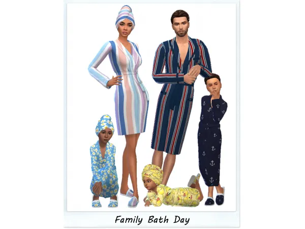Maxis Match BG BATHROBE - The Sims 4 Custom Content