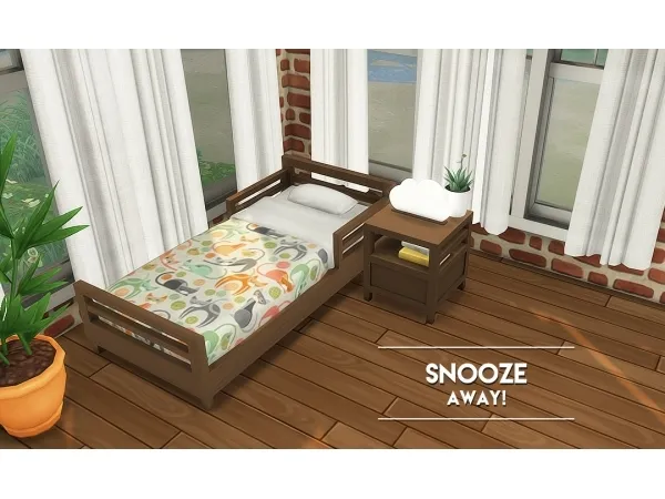 Maxis Match Snooze Away - The Sims 4 Custom Content