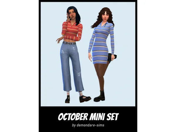 Maxis Match October mini set - The Sims 4 Custom Content