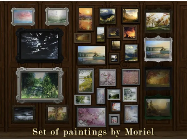 Maxis Match [Moriel] Pictures pack 2 - The Sims 4 Custom Content