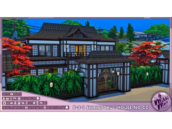 Maxis Match 5 3 1 Shirinyoku Sims 4 Speed Build No Синрин Йоку 5 3 1 by MikkiMur - The Sims 4 Custom Content