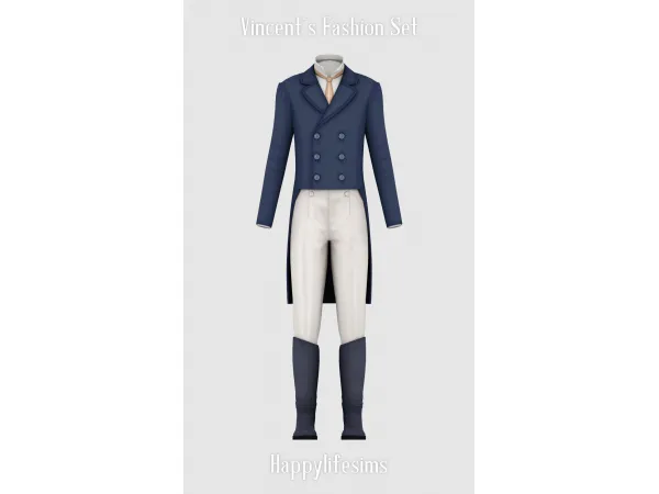 Mix [Lonelyboy] Vincent's Fashion Set - The Sims 4 Custom Content