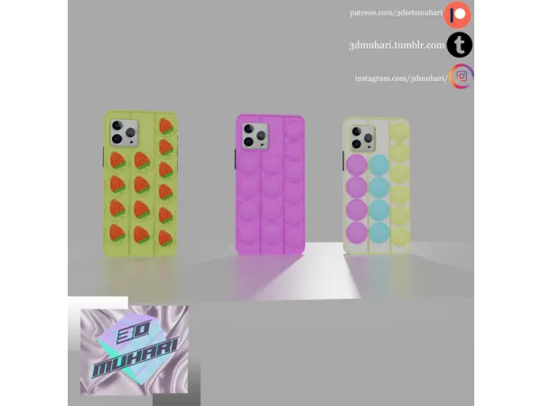 Alpha Phone Case by 3dsetsmuhari - The Sims 4 Custom Content