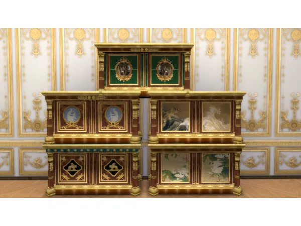 Alpha Empire Commode by TheMarbleMortal - The Sims 4 Custom Content