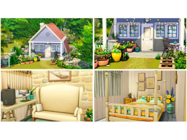 Maxis Match Chalé de Outono - The Sims 4 Custom Content