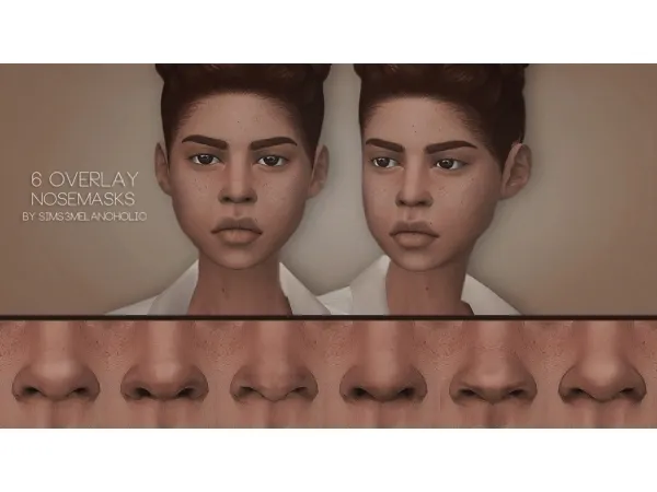 Alpha s3m overlay nosemasks - The Sims 4 Custom Content