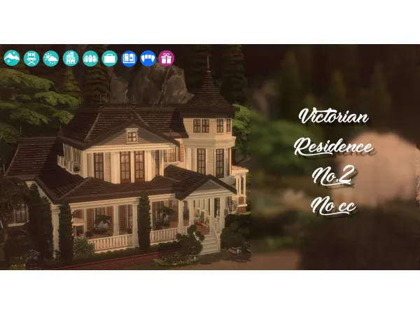 Maxis Match Victorian Residence No2 no full furnished - The Sims 4 Custom Content