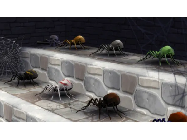 Alpha The Very Spooky Spider - The Sims 4 Custom Content