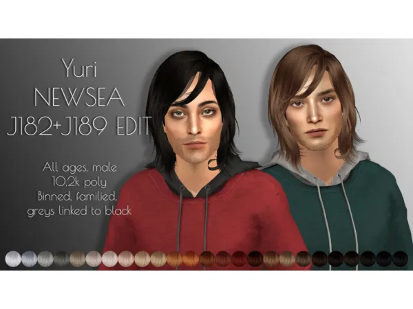 Yuri Newsea J182J189 Edit - The Sims 2 Custom Content